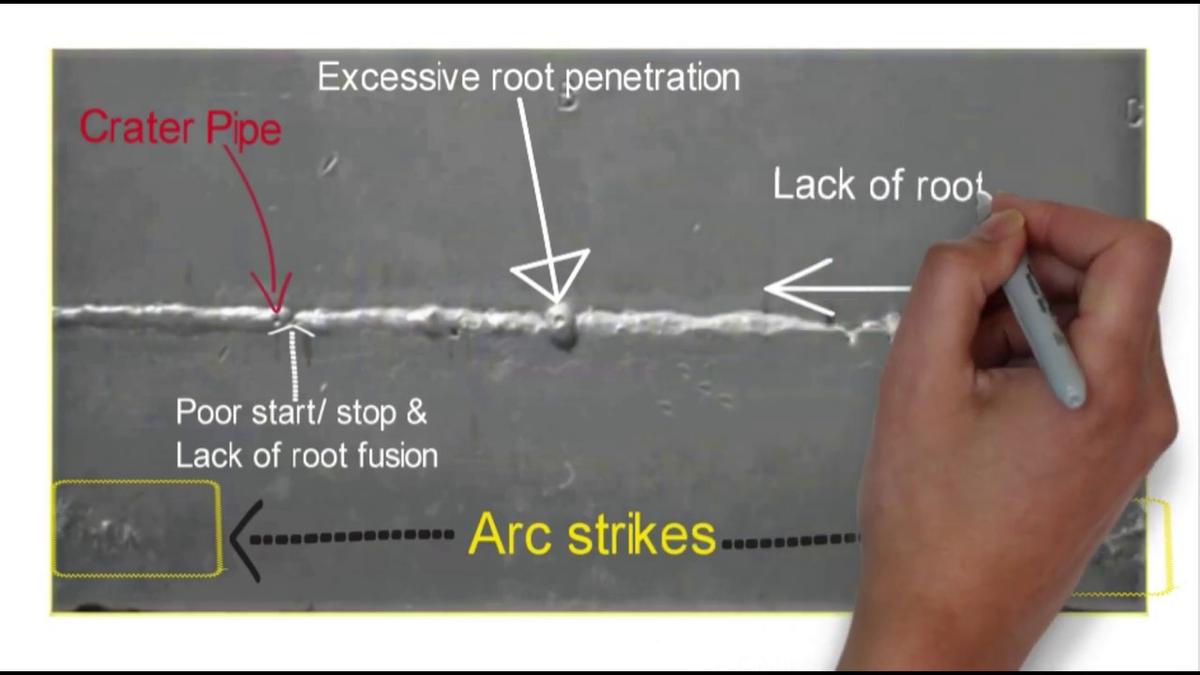 'Video thumbnail for Welding Defects, their appearance and identification, AWS CWI and CSWIP practical Exam Part 1'