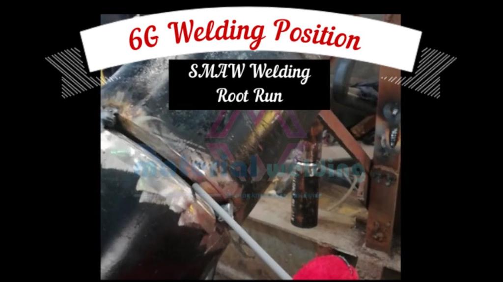 'Video thumbnail for SMAW 6G root run welding techniques with E6010 Electrode'