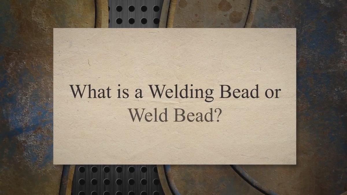 'Video thumbnail for Difference between welding pass, weld bead and welding layer'