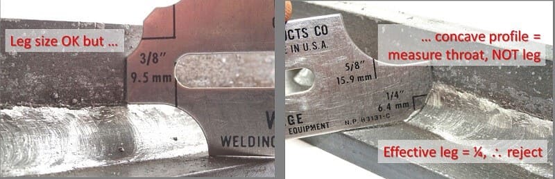 weld Concavity