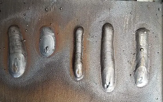 MAG welding setting