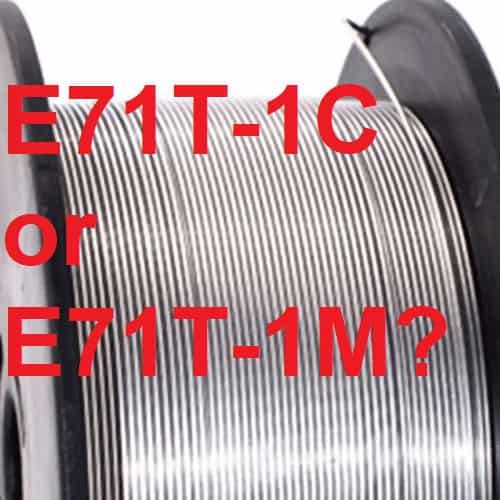 E71T1C Wire specification & Meaning