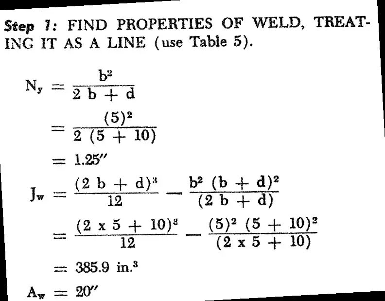 fillet weld size calculation 1 Rule Of Thumb For determining the Fillet Weld Size