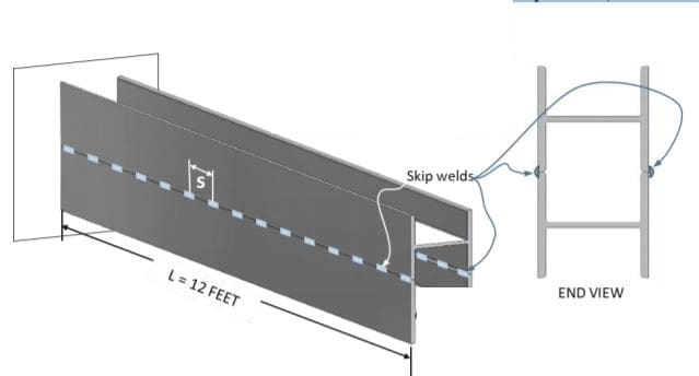 skip weld How to weld 16, 20 and 25 or other sizes Gauge Sheet Metal