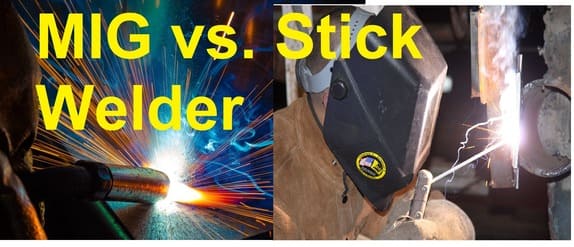 Stick arc vs. MIG weld 
