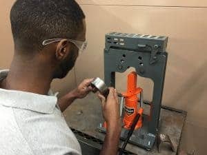 weld bend tester