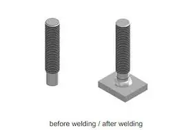 Stud weld Types of Welds and Weld Joint with their Welding Symbols