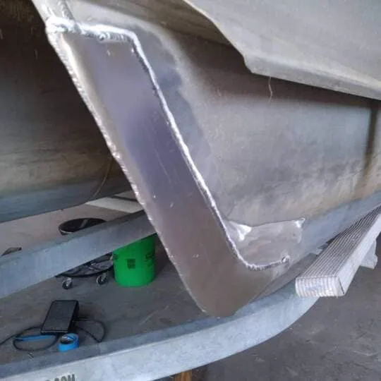 Pontoon Boat Repair by Welding 1 Pontoon-boat-welding-repair