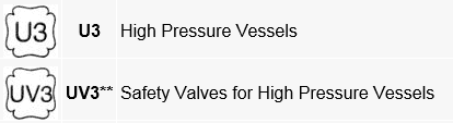 asme Pressure Vessels stamps as per Section VIII Division 3