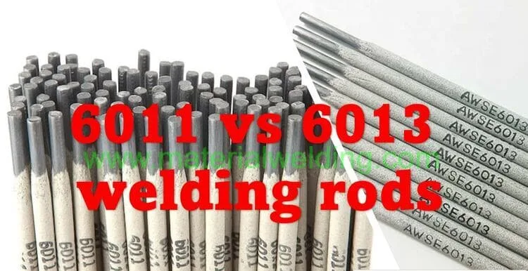 6011 vs 6013 welding rods