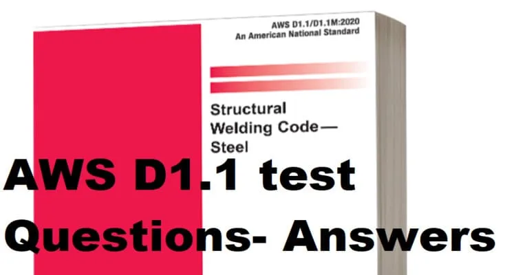 AWS D1.1 test questions and answers