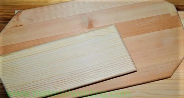 Wood pieces for wood burning with iron solder