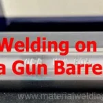 Welding on a gun barrel