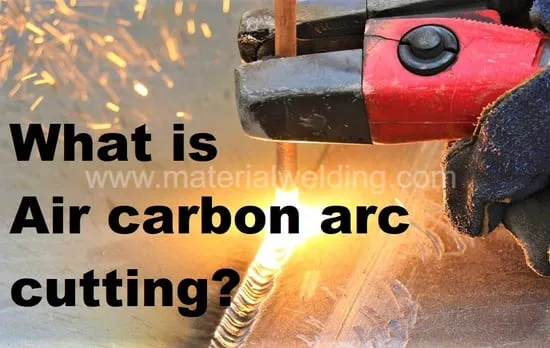 Air carbon arc cutting