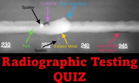 Radiographic Testing Quiz