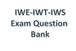 IWE-IWT-IWS exam questions answers