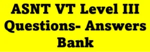 VT level 3 questions answers